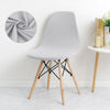 Housse de Chaise Scandinave Gris Clair