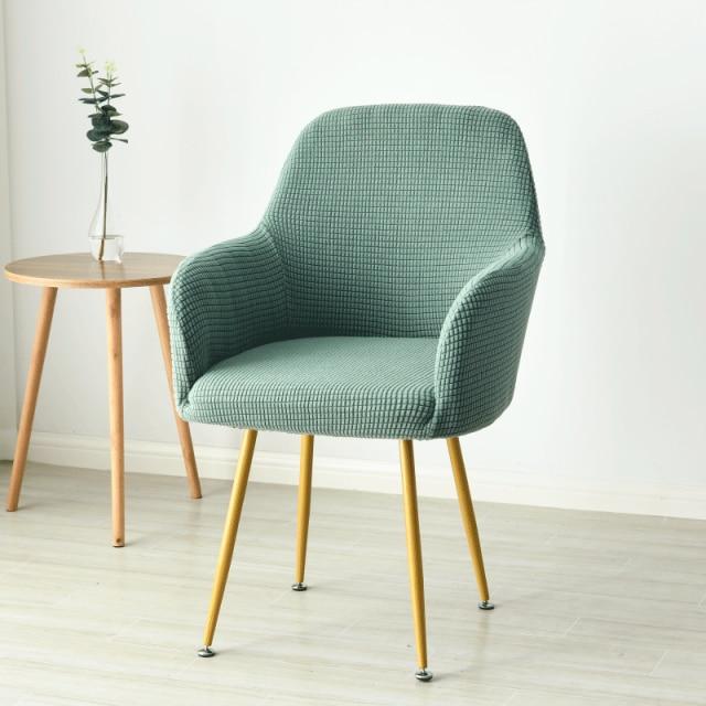 Housse de Chaise Scandinave Vert Amande