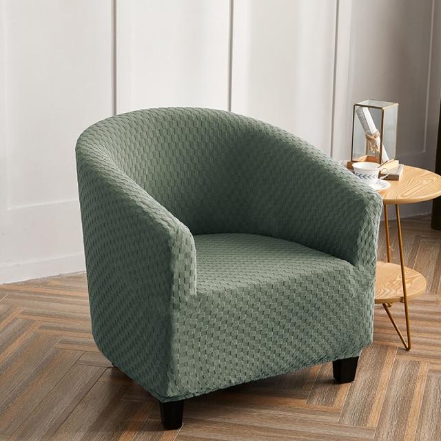 Housse de Fauteuil Cabriolet Damier Vert Amande