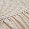 Housse De Canapé D'angle Jacquard Beige