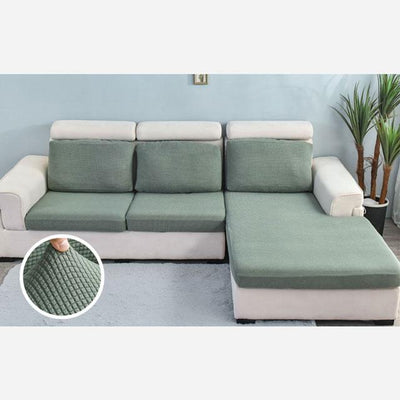 Housse Pour Coussin d'Assise de Canapé Vert Amande