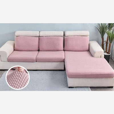 Housse Pour Coussin d'Assise de Canapé Rose Poudré