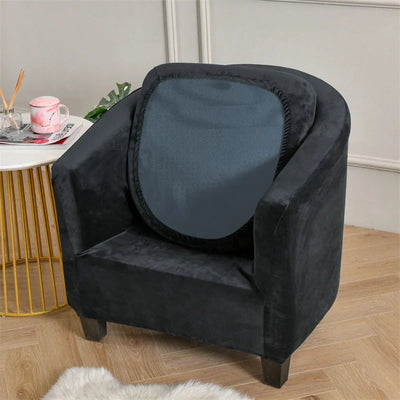 Housse Pour Fauteuil Cabriolet Noir Velours