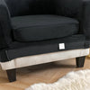 Housse Pour Fauteuil Cabriolet Noir Velours