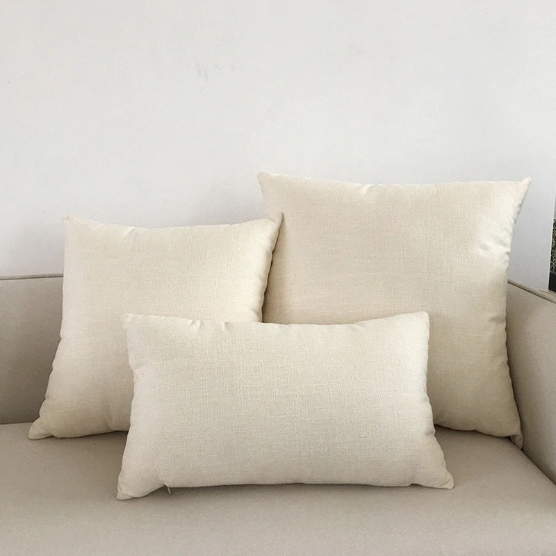 Housse de Coussin 40x40 Blanc