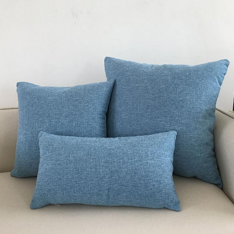 Housse de Coussin 45x45 Bleu