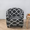 Housse Pour Fauteuil Cabriolet Mosaïque Gris Anthracite