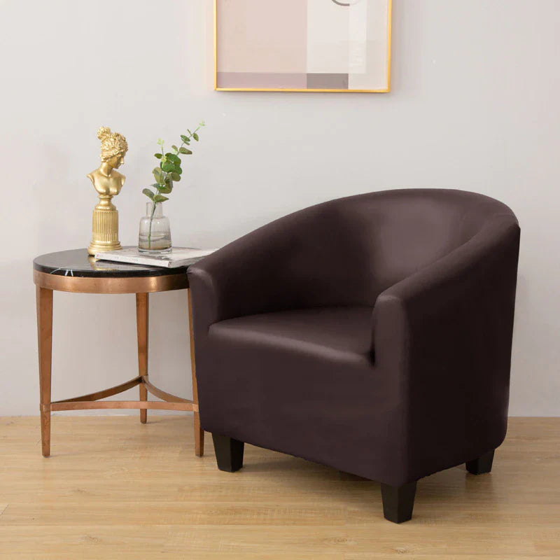 Housse de Fauteuil Cabriolet En Cuir PU Marron