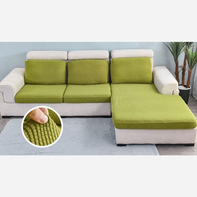 Housse Pour Coussin d'Assise de Canapé Vert Anis