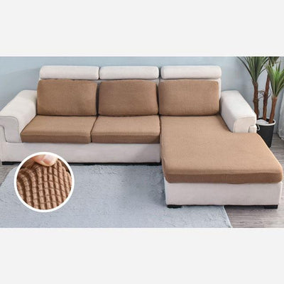 Housse Pour Coussin d'Assise de Canapé Camel