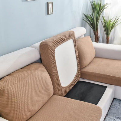 Housse Pour Coussin d'Assise de Canapé Camel