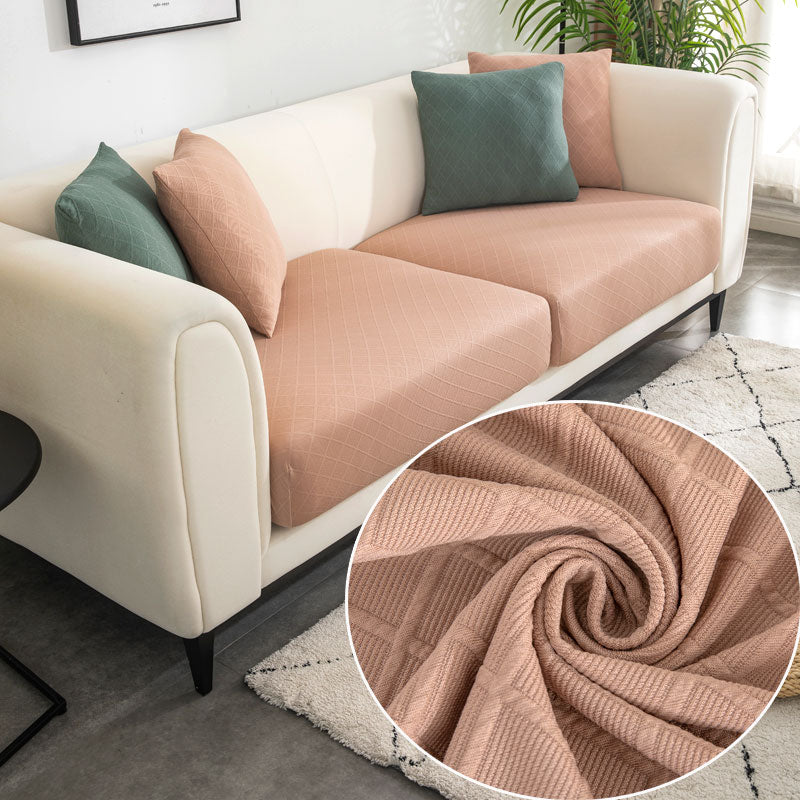 Housse Pour Coussin d'Assise de Canapé Saumon