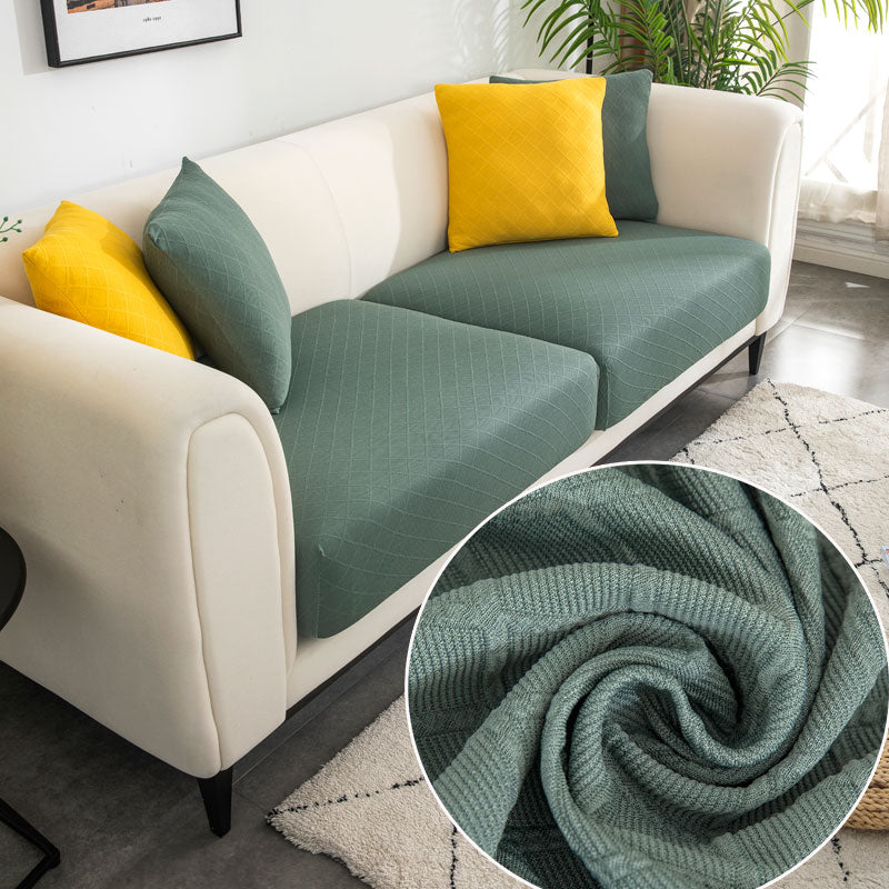 Housse Pour Coussin d'Assise de Canapé Vert Amande