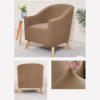 Housse Pour Fauteuil Cabriolet Jacquard Camel